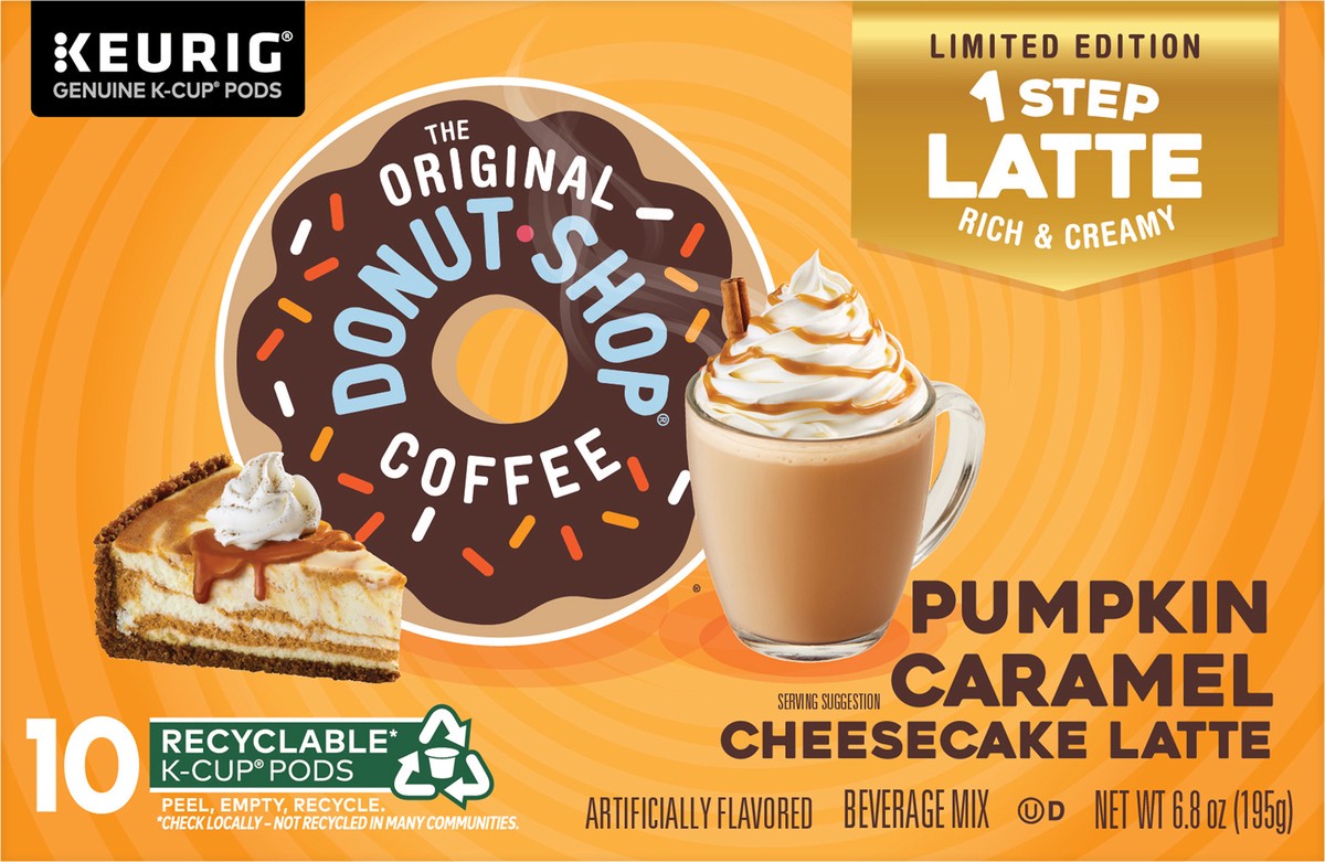slide 2 of 13, The Original Donut Shop Pumpkin Caramel Cheesecake Latte- 10 ct, 10 ct