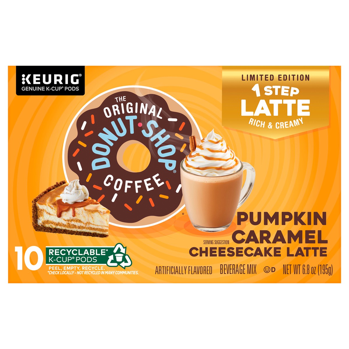 slide 5 of 13, The Original Donut Shop Pumpkin Caramel Cheesecake Latte- 10 ct, 10 ct