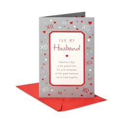 American Greetings Valentine's Day Card for Husband (Great Memories)