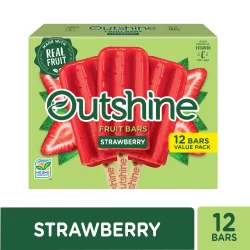 Outshine Strawberry Frozen Fruit Bars Value Pack