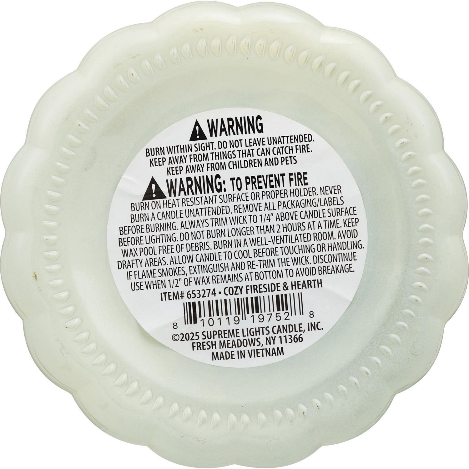 slide 3 of 4, NON BRAND 40oz Pumpkin Glass Candle - Fireside And Harvest, 14 oz