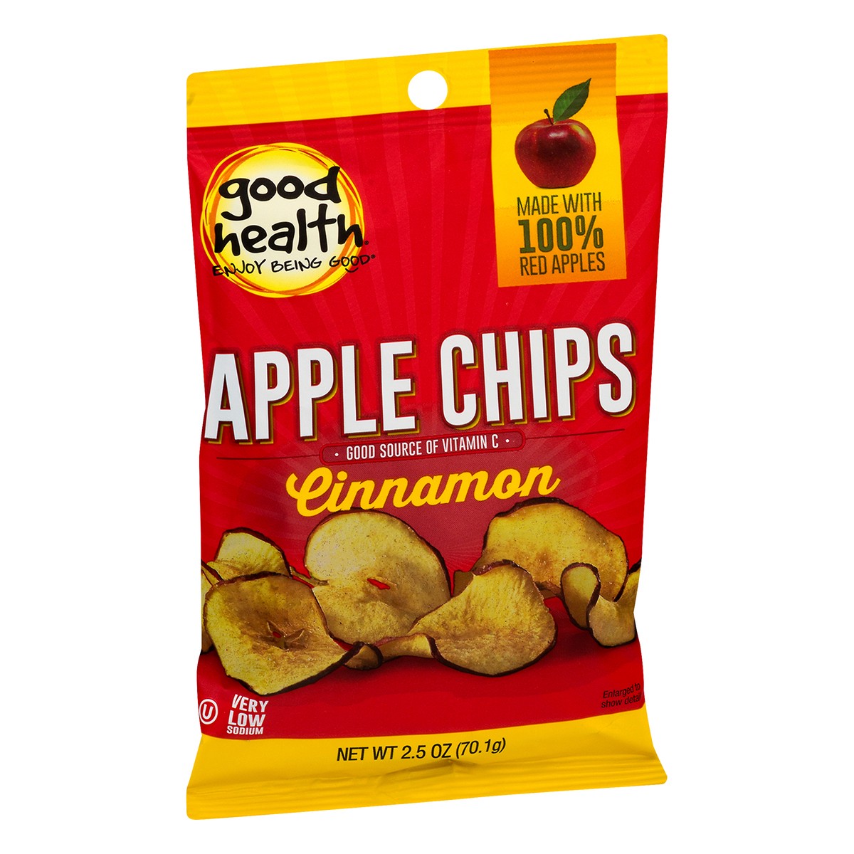 slide 7 of 9, Good Health Cinnamon Apple Chips 2.5 oz, 2.5 oz