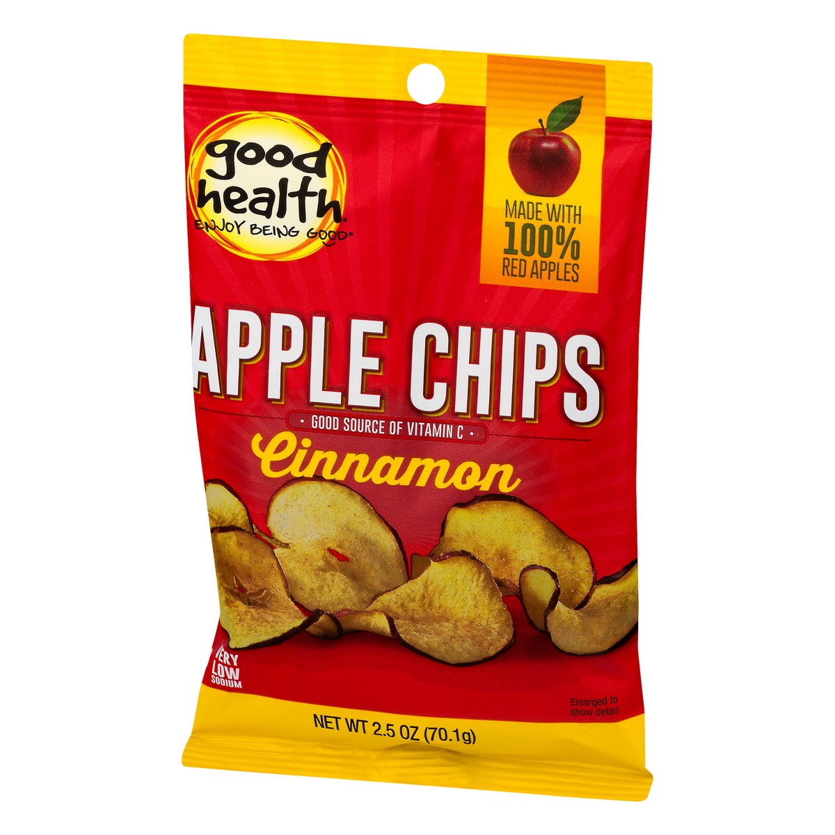 slide 2 of 9, Good Health Cinnamon Apple Chips 2.5 oz, 2.5 oz