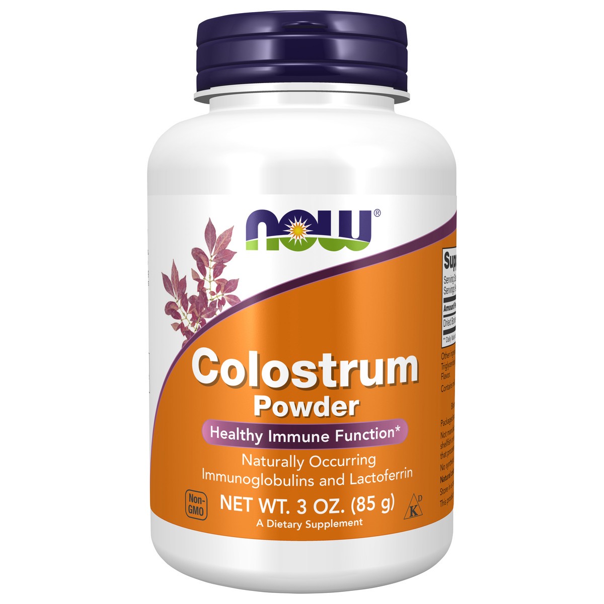 slide 1 of 4, NOW Colostrum Powder - 3 oz., 3 oz