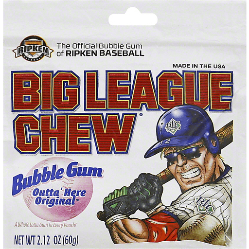 slide 2 of 4, Big League Chew Original Bubblegum, 2.12 oz