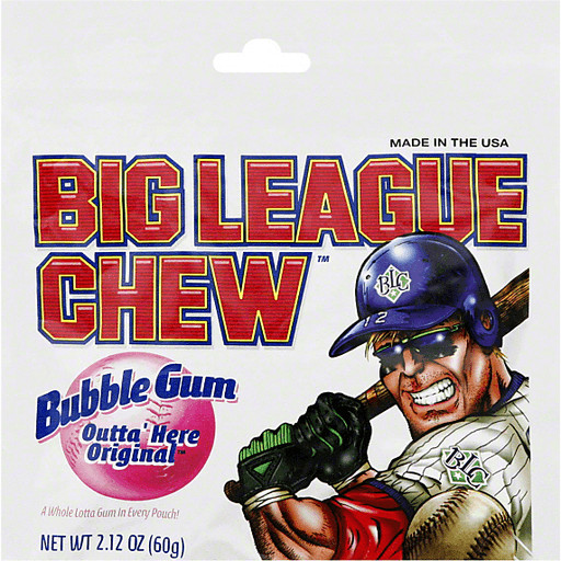 slide 3 of 4, Big League Chew Original Bubblegum, 2.12 oz