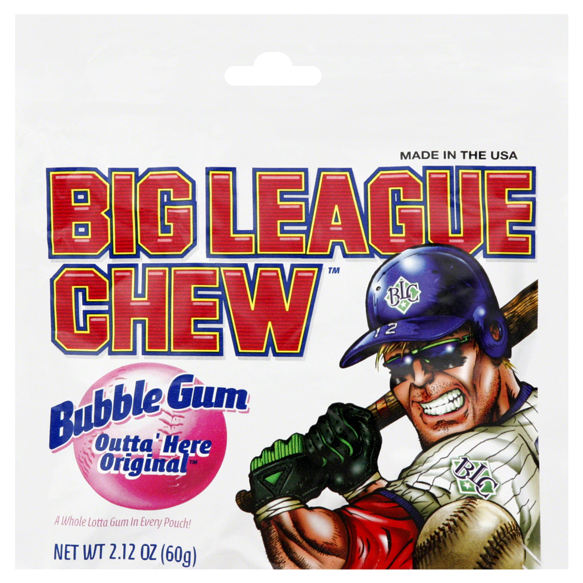 slide 1 of 4, Big League Chew Original Bubblegum, 2.12 oz