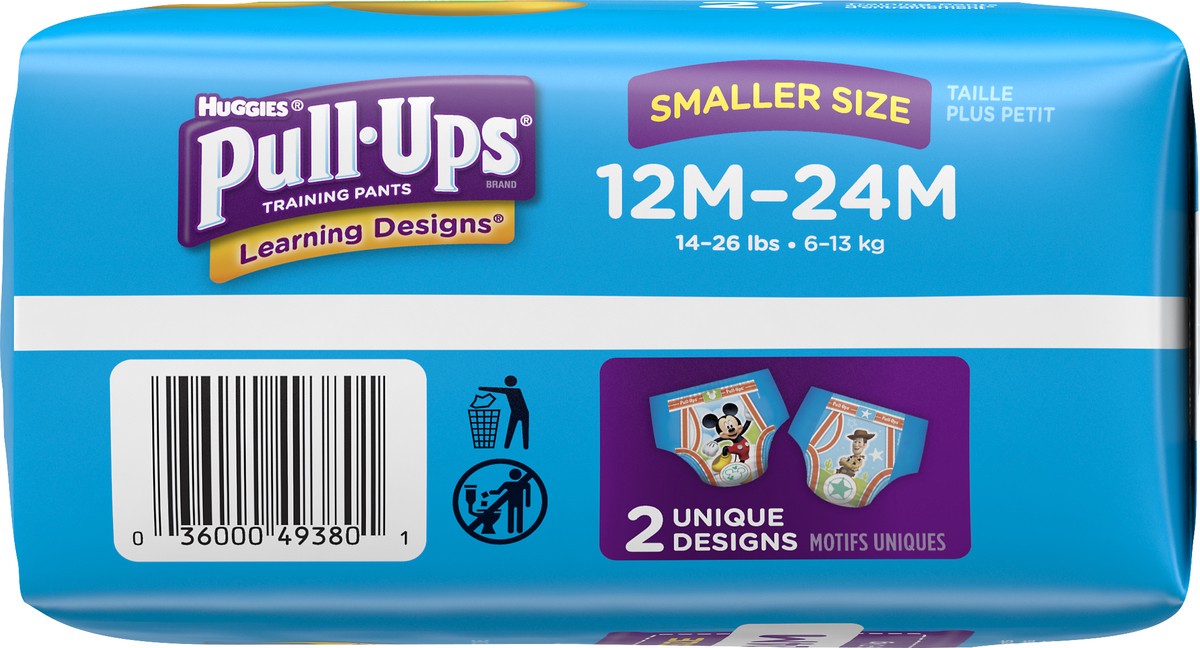 slide 9 of 10, Pull-Ups 12 - 24M Boys Training Pants 12M-24M 27Ct, 27 ct