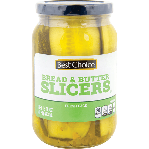 slide 1 of 1, Best Choice Bread Butter Sliced Pickles, 16 oz