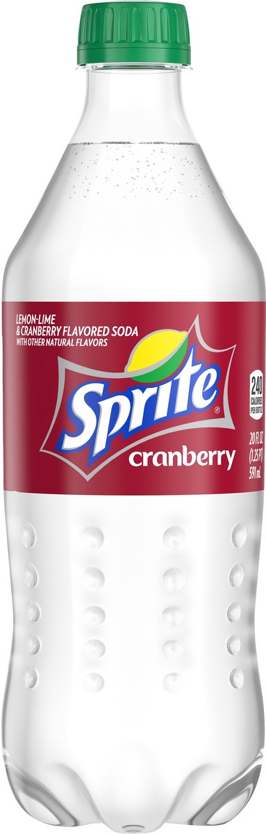 slide 5 of 5, Sprite Cranberry Soda - 20 oz, 20 oz