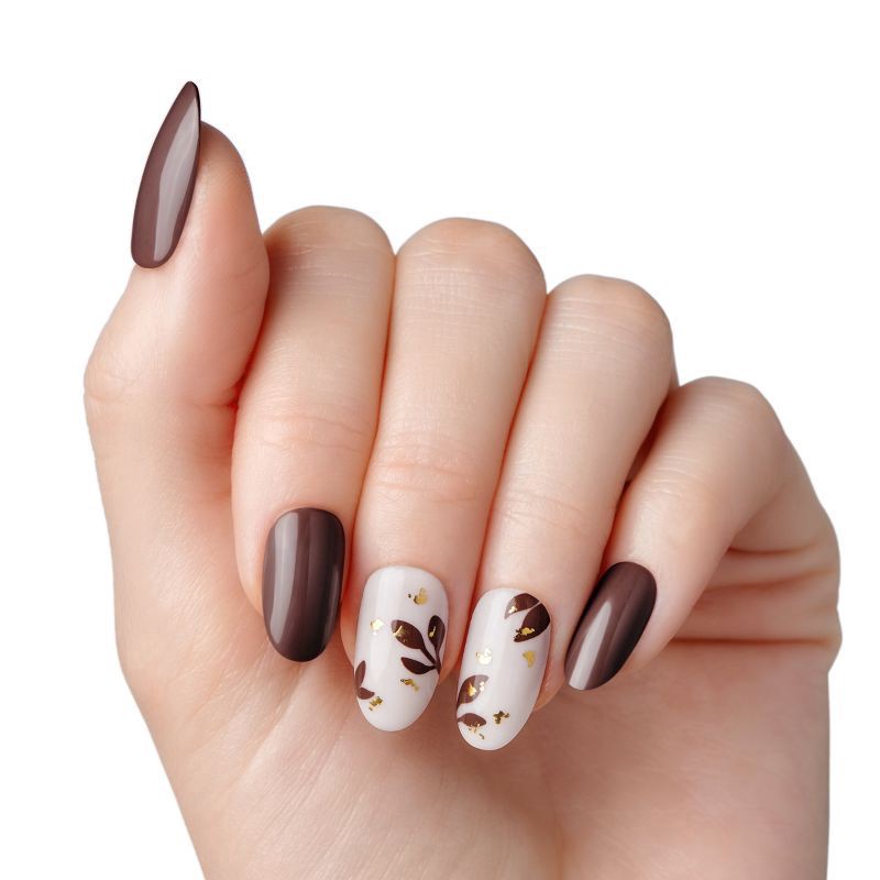 slide 2 of 9, KISS NAIL Ks Impress Nails, Look Now, 1 ct