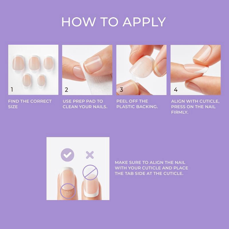 slide 6 of 9, KISS NAIL Ks Impress Nails, Look Now, 1 ct