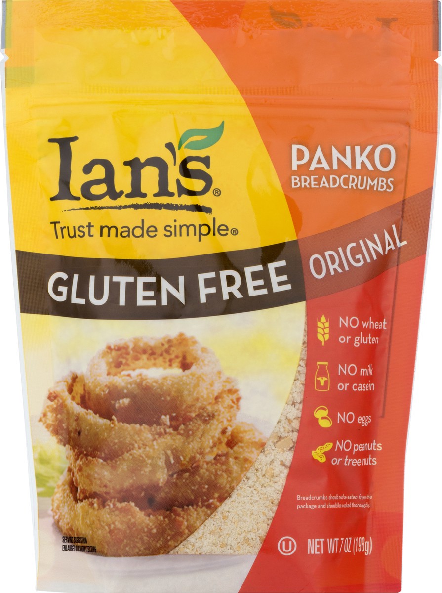 slide 1 of 9, Ian's Panko Gluten Free Original Breadcrumbs 7 oz, 7 oz