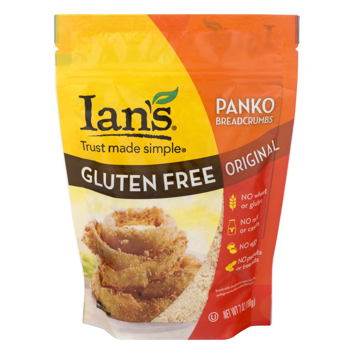 slide 1 of 9, Ian's Panko Gluten Free Original Breadcrumbs 7 oz, 7 oz