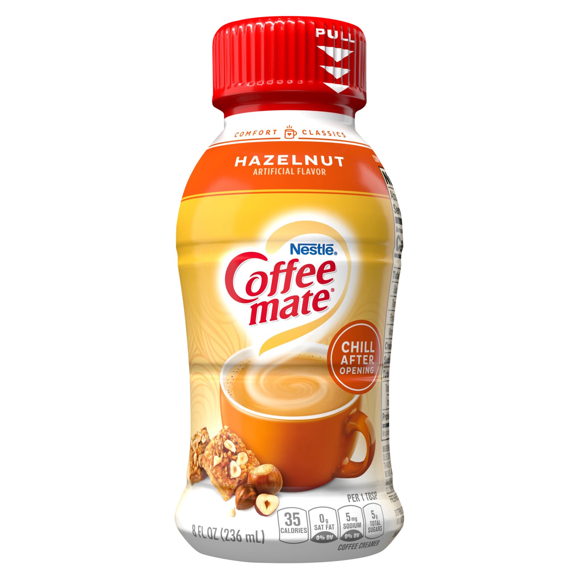 slide 1 of 2, Coffee mate NESTLE COFFEE MATE Aseptic Hazelnut Coffee Creamer 8oz Bottle, 8 oz