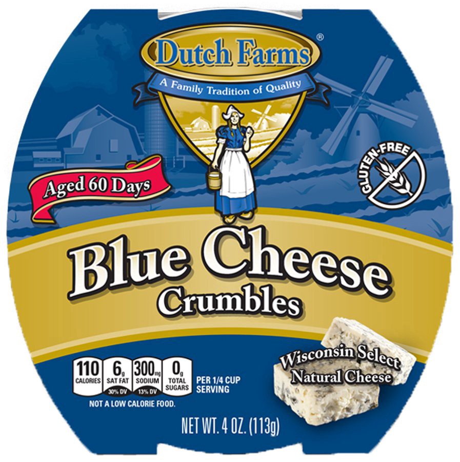 slide 1 of 1, Dutch Farm Blue Cheese Crmb, 4 oz