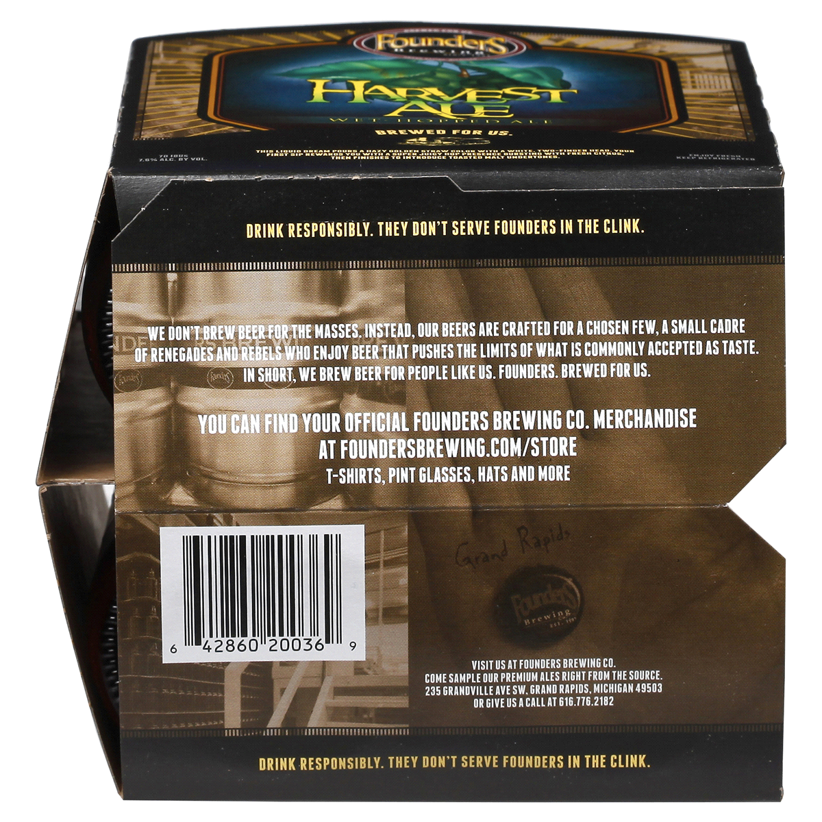 slide 2 of 5, Founders Brewing Co. Founders Harvest Ale 4 Pack Bottle, 4 ct; 12 oz