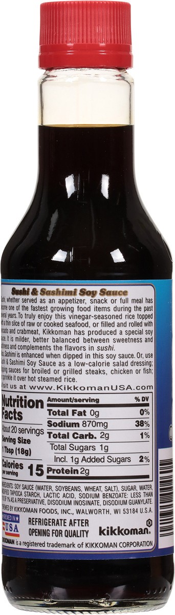 slide 2 of 12, Kikkoman Sushi & Sashimi Soy Sauce 10 fl oz, 10 fl oz