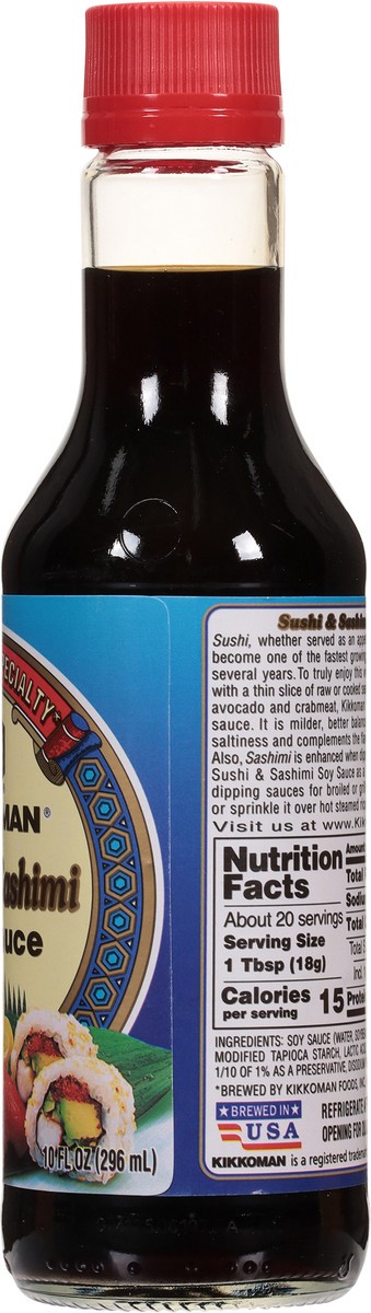 slide 9 of 12, Kikkoman Sushi & Sashimi Soy Sauce 10 fl oz, 10 fl oz