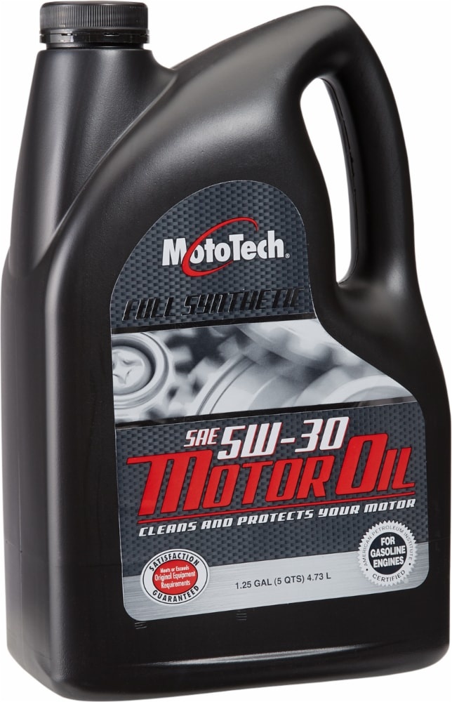 slide 1 of 1, MotoTech 5W-30 Sae Full Synthetic Motor Oil, 5 qt