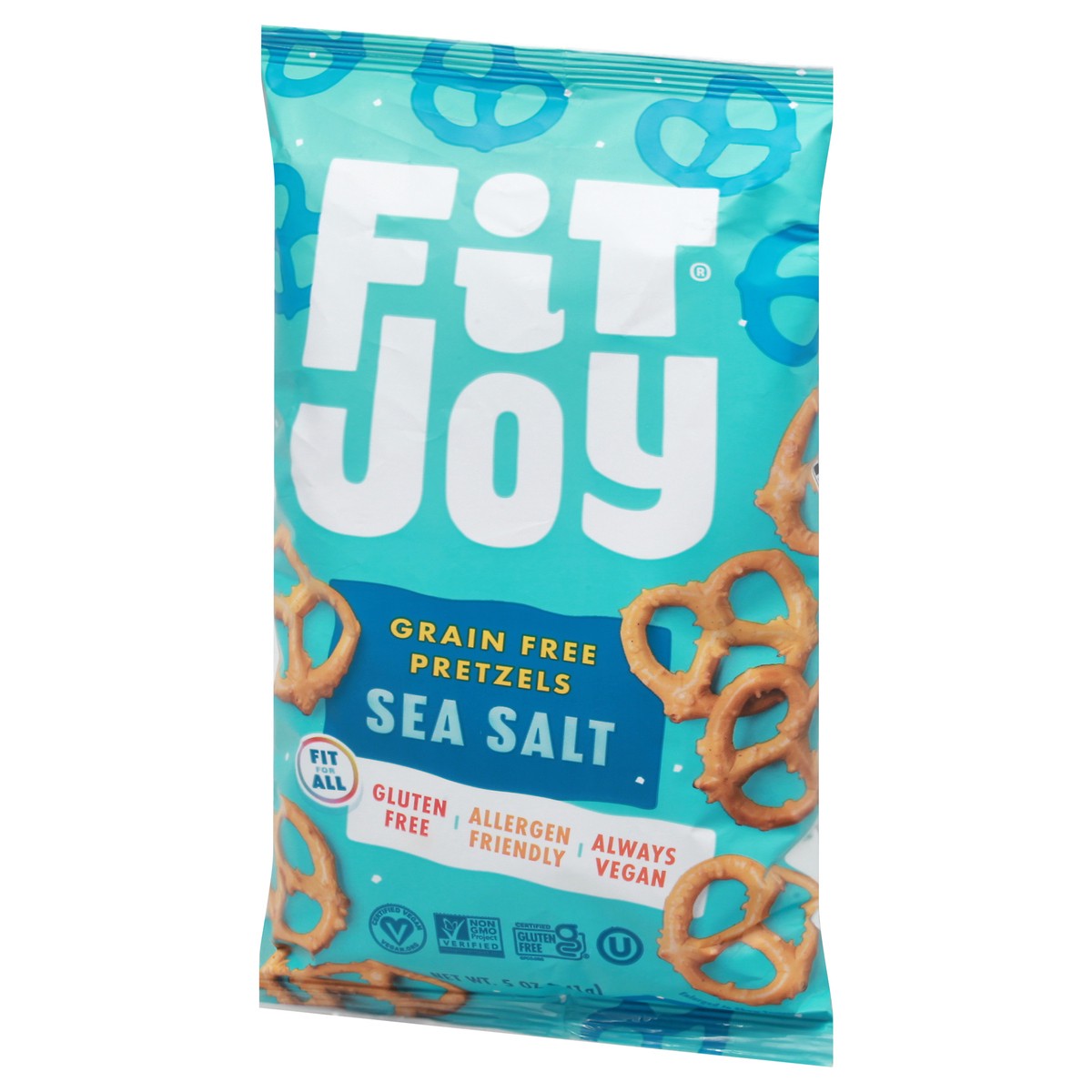 slide 8 of 9, FitJoy Fit Joy Pretzels, Grain Free, Sea Salt, 5 oz