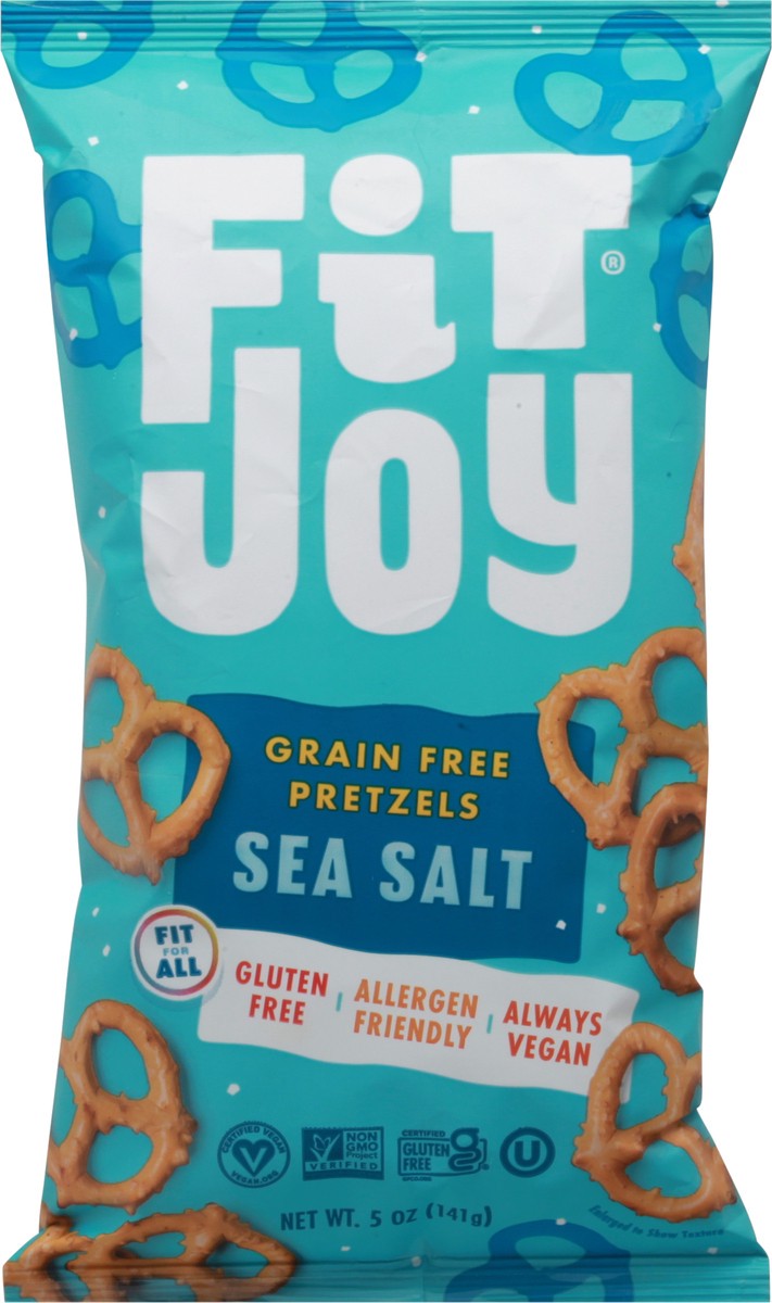 slide 3 of 9, FitJoy Fit Joy Pretzels, Grain Free, Sea Salt, 5 oz