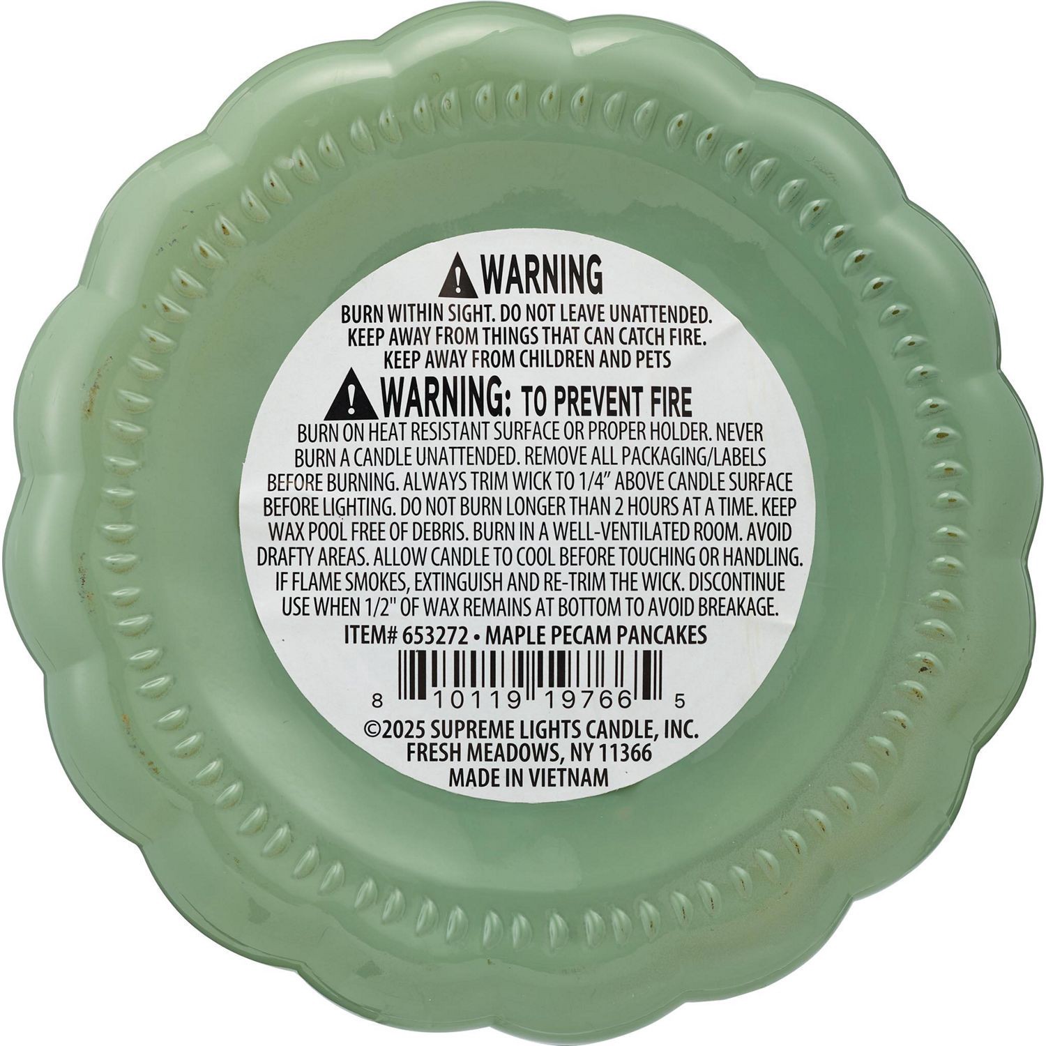 slide 3 of 3, CVS Supreme Lights Pumpkin-Shaped Glass Candle, Assorted Colors, 40 Oz, 14 oz