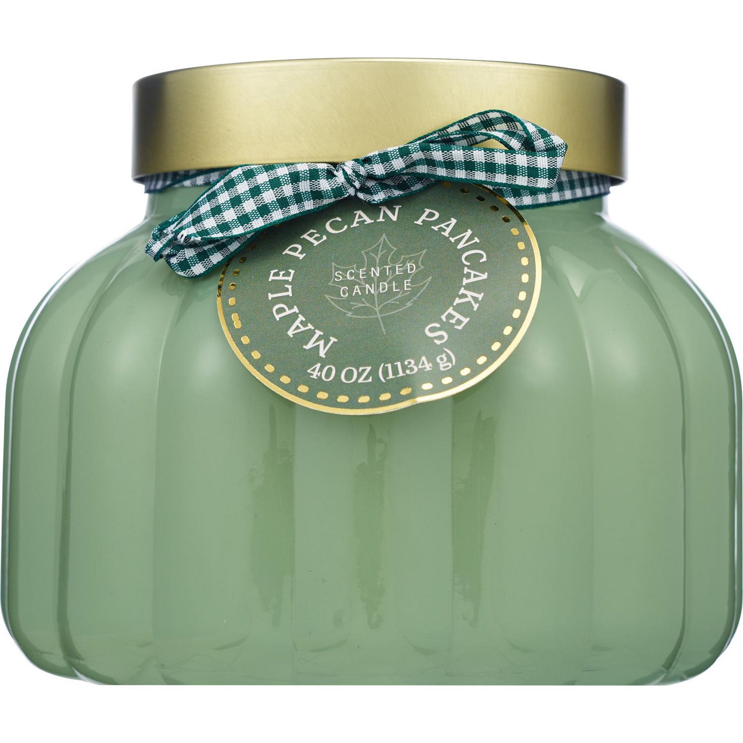 slide 1 of 3, CVS Supreme Lights Pumpkin-Shaped Glass Candle, Assorted Colors, 40 Oz, 14 oz