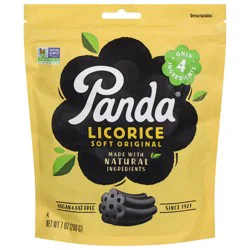Panda Soft Black Licorice 7 oz