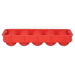 Harold Import Co. 10 Cube Cannonball Ice Tray - Red