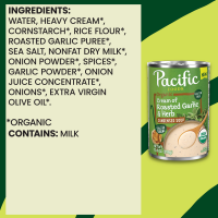 slide 2 of 9, Pacific Foods Cream Of Garlic & Herb Soup - 10.5 oz, 10.5 oz