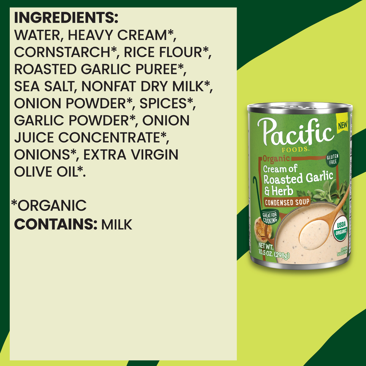 slide 3 of 9, Pacific Foods Cream Of Garlic & Herb Soup - 10.5 oz, 10.5 oz