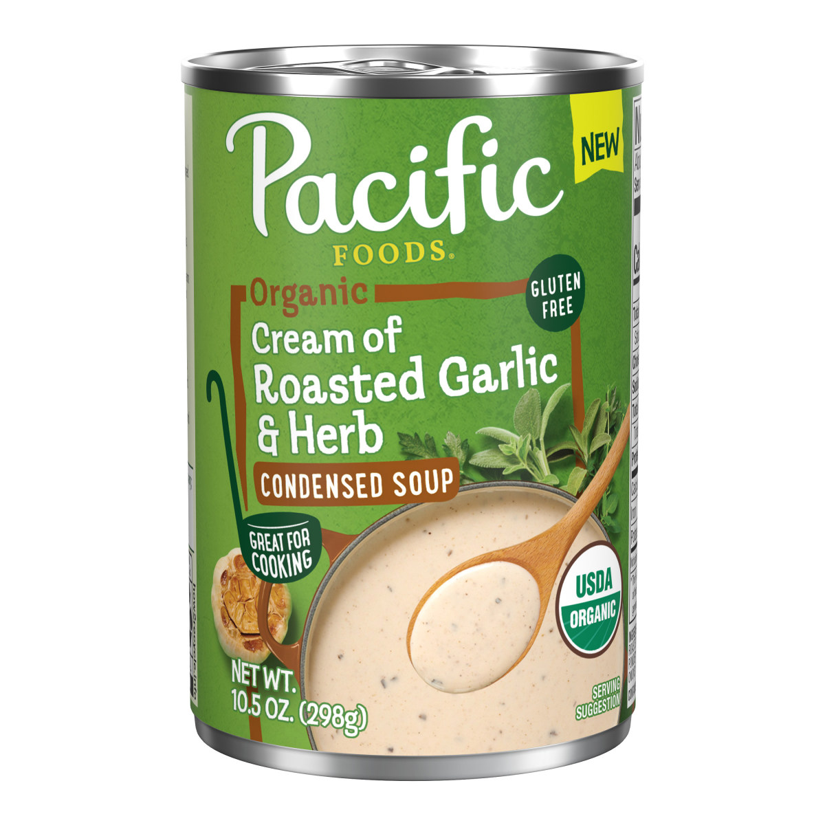 slide 1 of 9, Pacific Foods Cream Of Garlic & Herb Soup - 10.5 oz, 10.5 oz