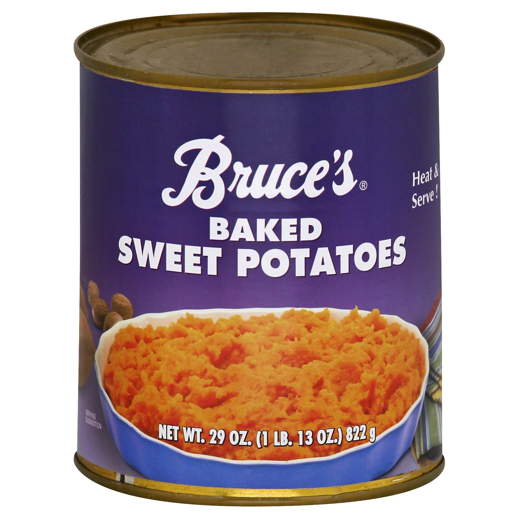 slide 1 of 1, Bruce's Baked Sweet Potatoes, 21 oz