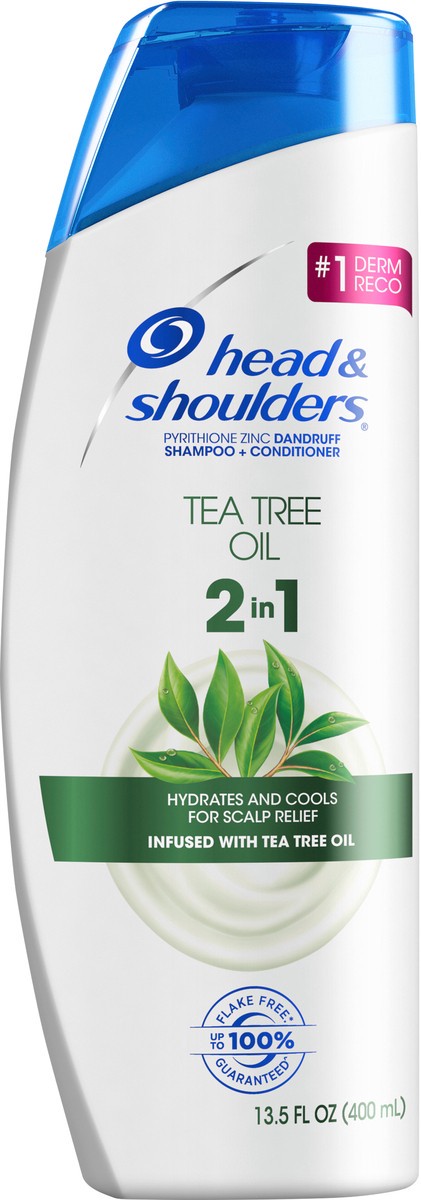 slide 1 of 13, Head & Shoulders Dandruff Treatment/Dandruff Shampoo and Conditioner with Tea Tree Oil, 13.5 fl oz, 13.5 oz