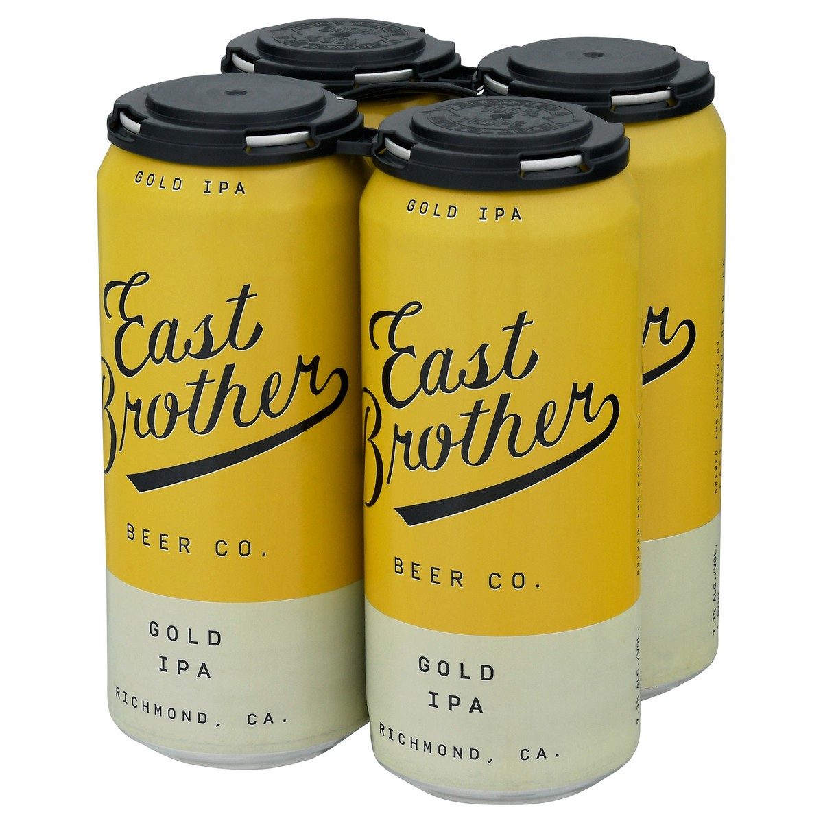 slide 2 of 12, East Brother Gold IPA Beer 4 - 1 pt Cans, 4 ct