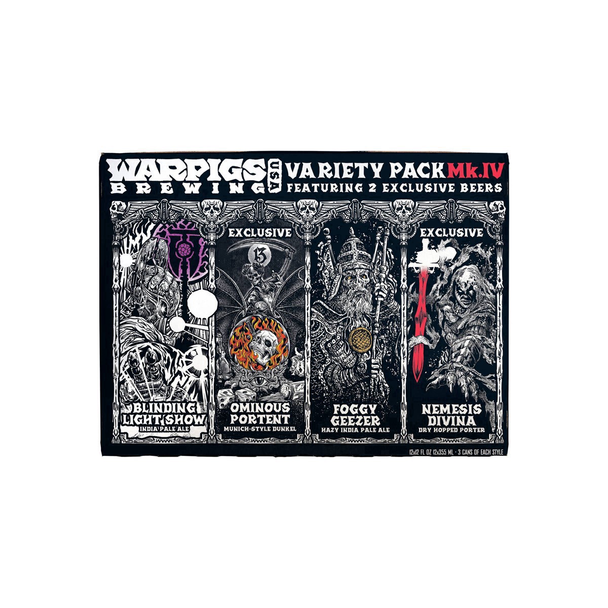slide 5 of 11, Warpigs Brewing Variety Pack, 12 ct; 12 oz