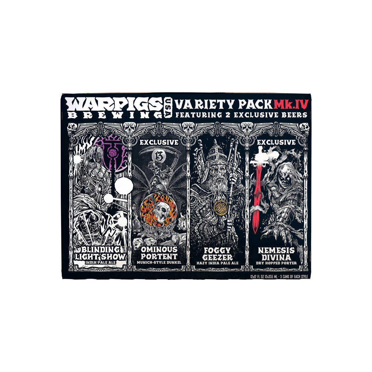slide 4 of 11, Warpigs Brewing Variety Pack, 12 ct; 12 oz