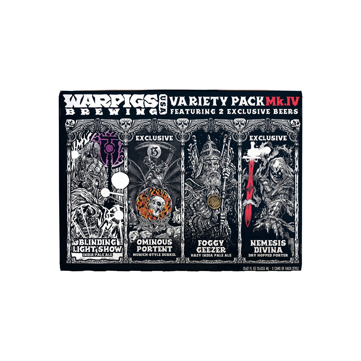 slide 2 of 11, Warpigs Brewing Variety Pack, 12 ct; 12 oz