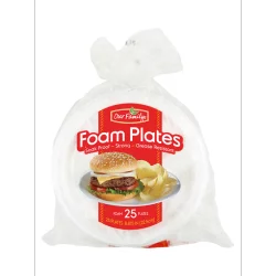 Our Family Plate 8-7/8" Foam