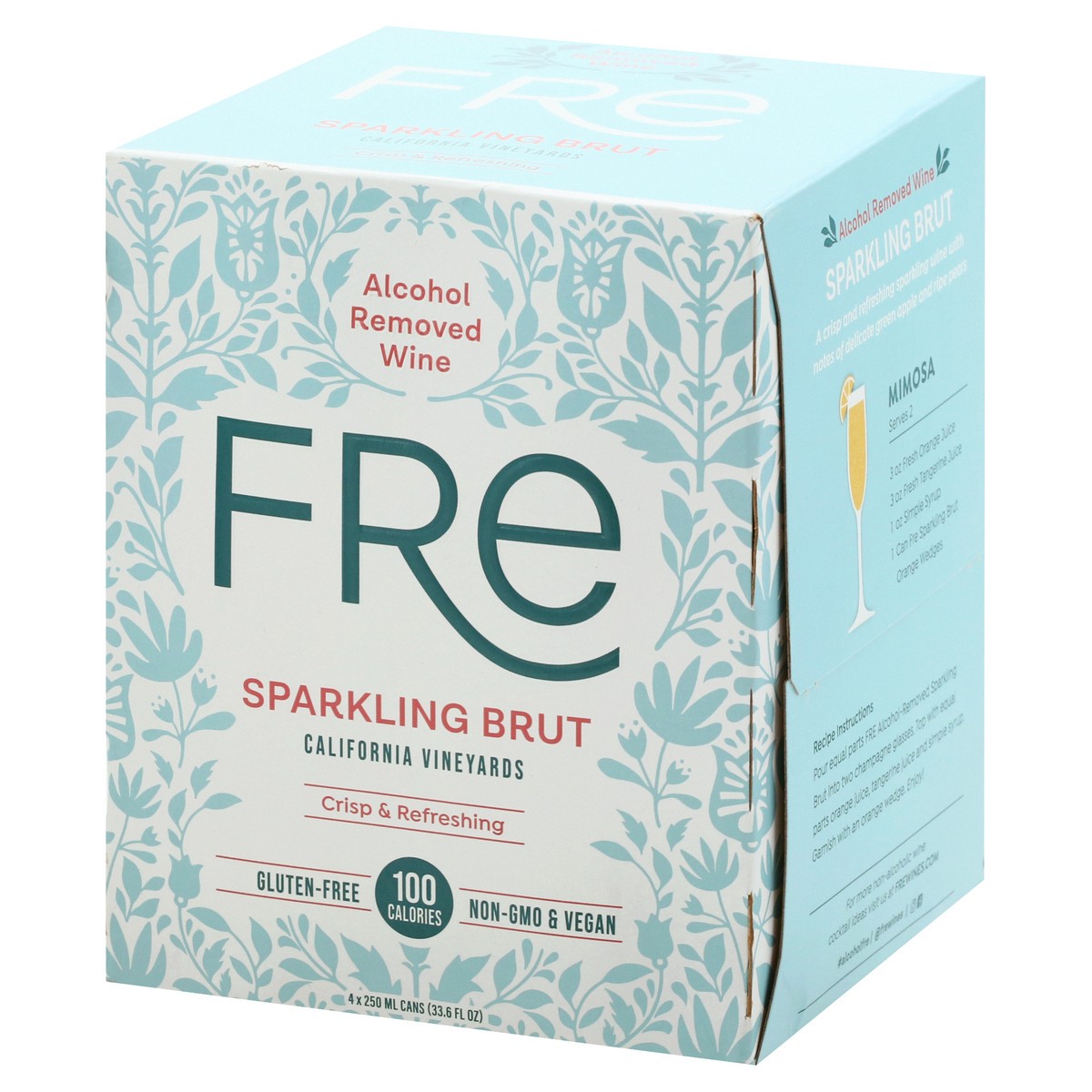 slide 7 of 12, FRE California Vineyards Sparkling Brut 4 ea, 4 ct; 250 ml