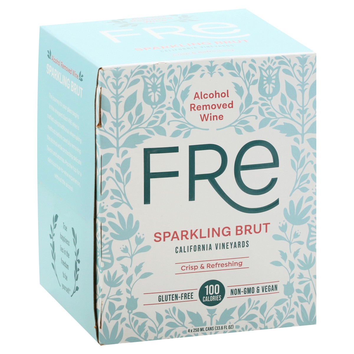 slide 6 of 12, FRE California Vineyards Sparkling Brut 4 ea, 4 ct; 250 ml