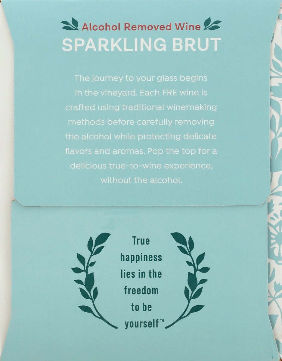 slide 12 of 12, FRE California Vineyards Sparkling Brut 4 ea, 4 ct; 250 ml