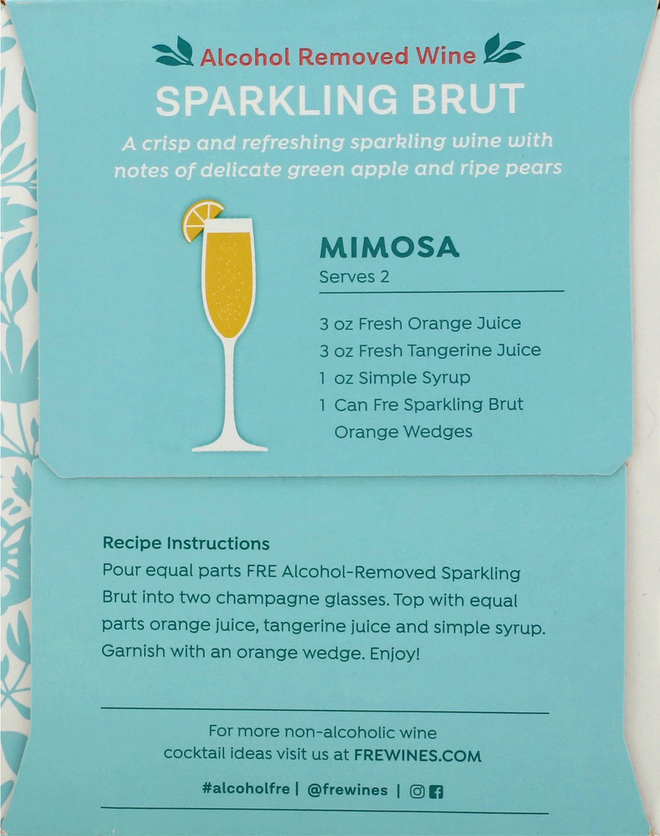 slide 5 of 12, FRE California Vineyards Sparkling Brut 4 ea, 4 ct; 250 ml