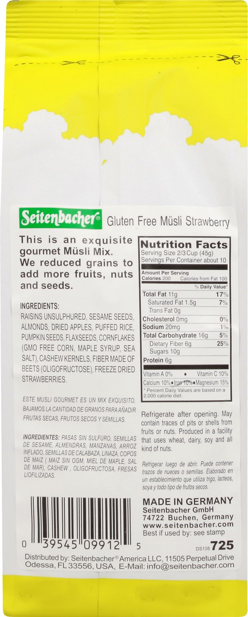 slide 13 of 13, Seitenbacher Cereal 13.2 oz, 13.2 oz