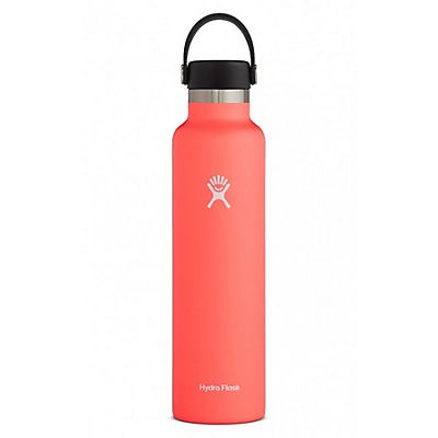 slide 1 of 1, Hydro Flask Standard Mouth Water Bottle With Flex Cap, Hibiscus, 24 oz