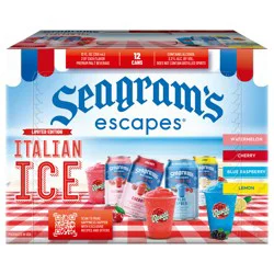 Seagram's Escapes Italian Ice Variety Pack - 12pk/12oz cans
