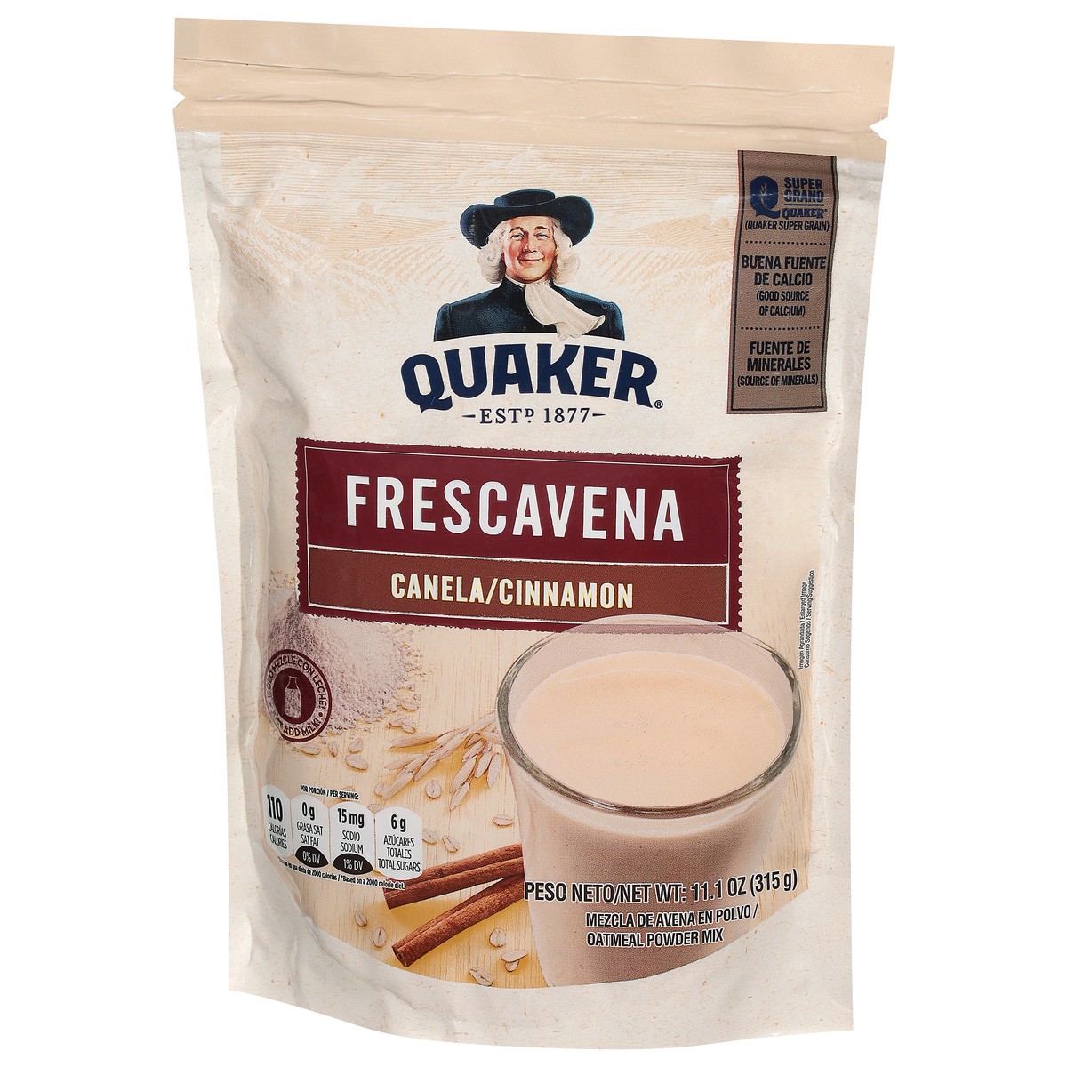 slide 2 of 4, Quaker Cinnamon Oatmeal Powder Mix 11.1 oz, 11.11 oz