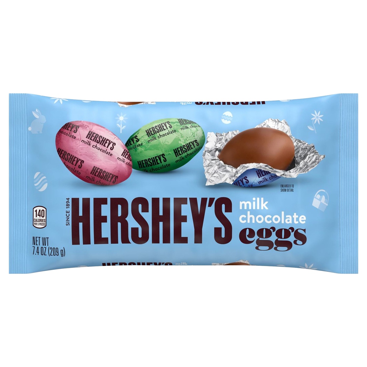 slide 1 of 1, Hershey's Eggs Candy, Easter, Bag, 7.4 oz