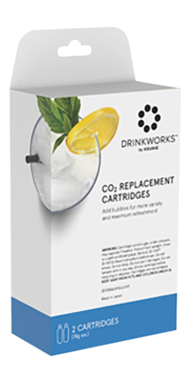 slide 1 of 1, Drinkworks CO2 Cartridges for Carbonated Beverages Compatible with Home Bar by Keurig, 1 ct